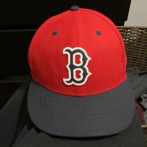 Boston Red Sox New Era Fitted Hat 7 3/8